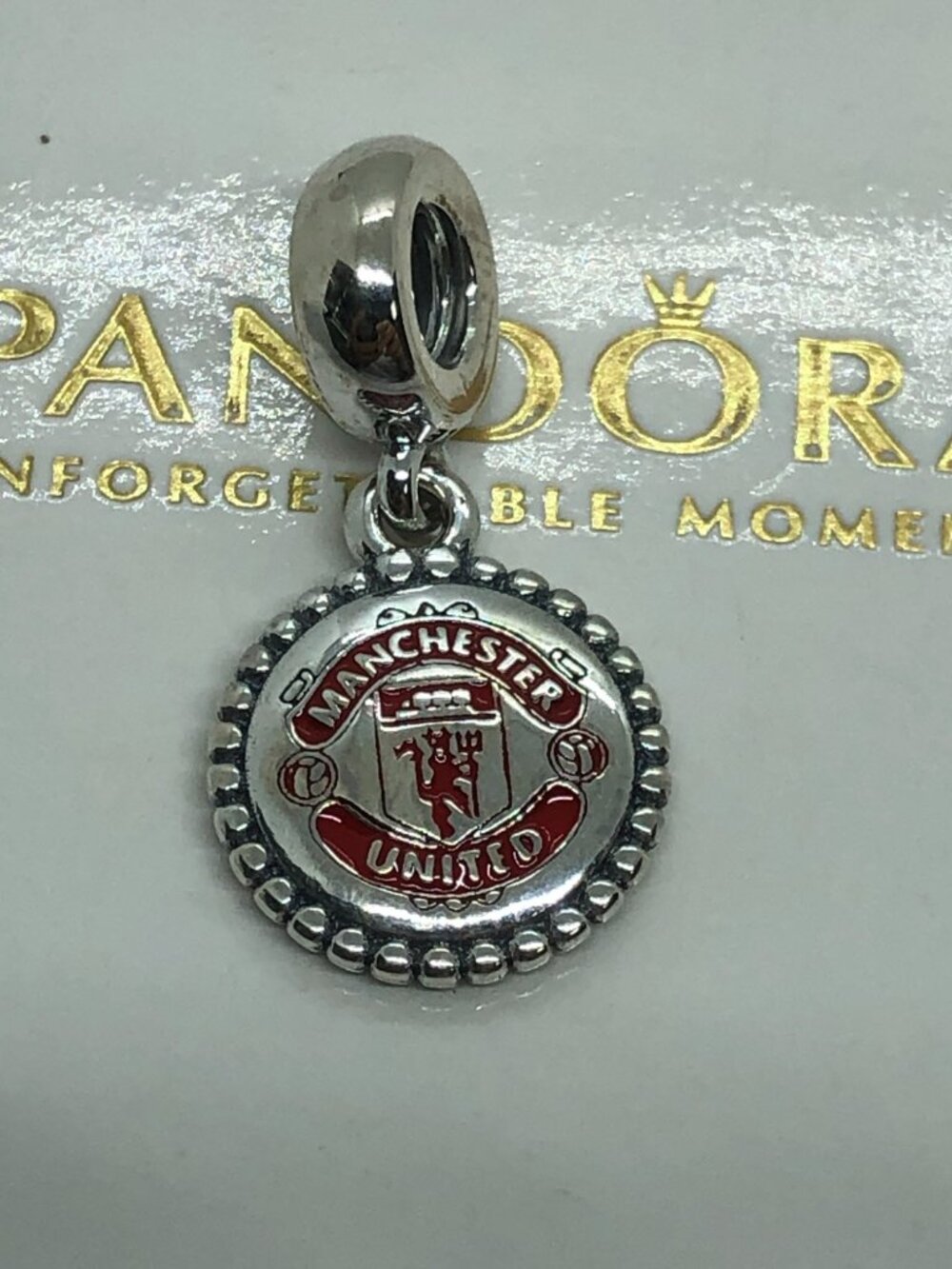 ✨🔥PANDORA Manchester United MLS Dangle Soccer Charm